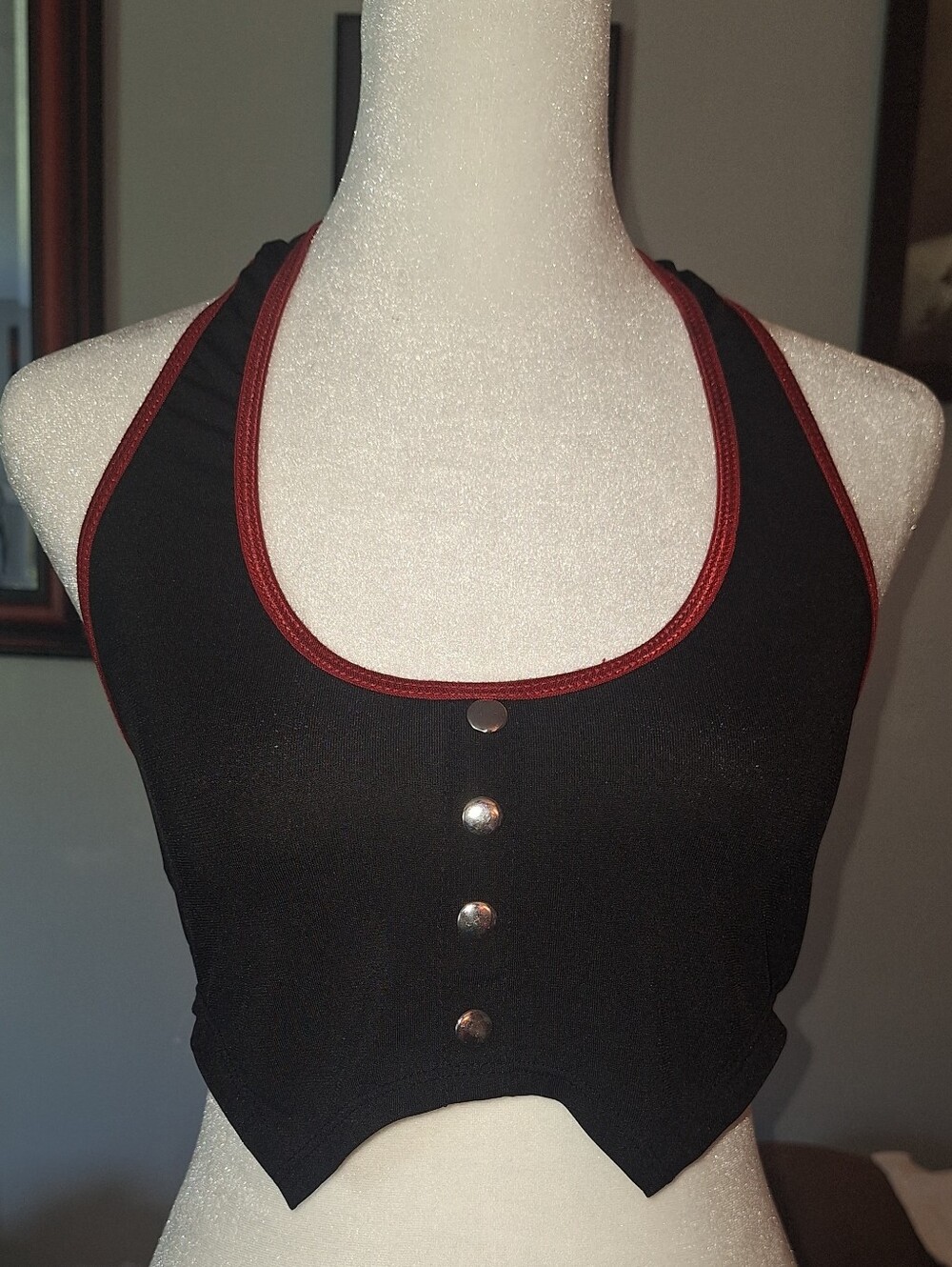 KILLSTAR Red & Black Crop Top